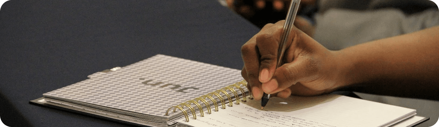 Hand on the bible
